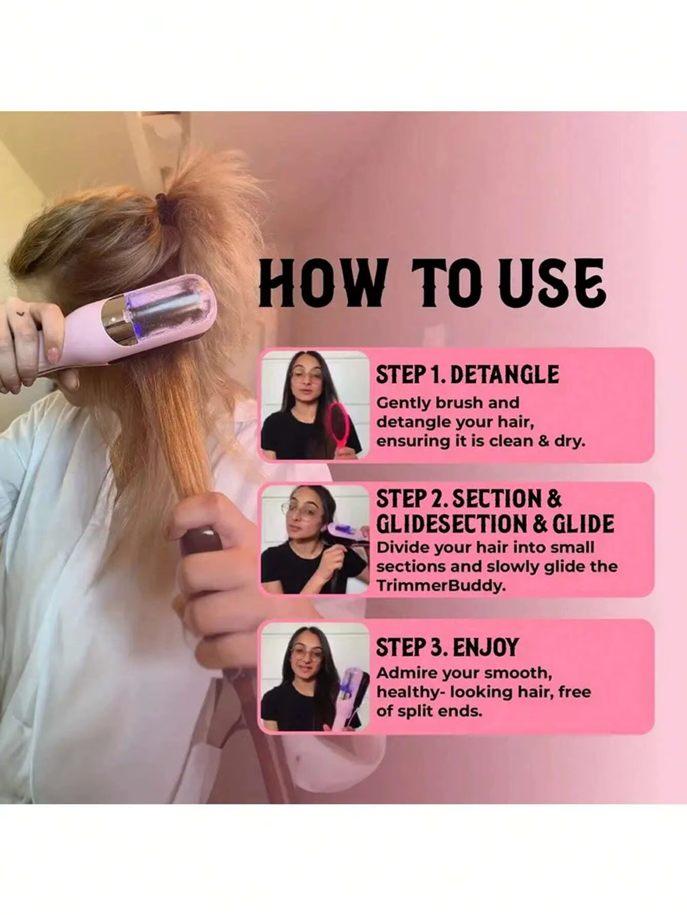 Split End Hair Trimmer – Effortless Hair Care for Smooth, Healthy Ends